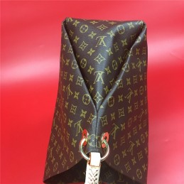 Replica Louis Vuitton Brown Monogram Beige Handle Artsy GM