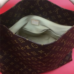 Replica Louis Vuitton Brown Monogram Beige Handle Artsy GM