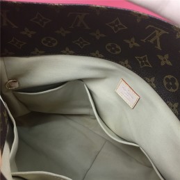Replica Louis Vuitton Brown Monogram Beige Handle Artsy GM