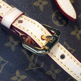 Replica Louis Vuitton Brown Monogram Beige Trim Palermo GM