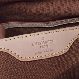 Replica Louis Vuitton Brown Monogram Beige Trim Palermo GM