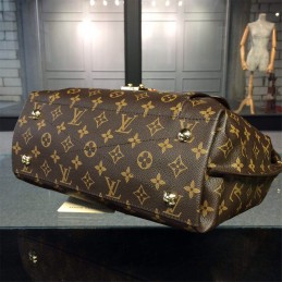 Replica Louis Vuitton Brown Monogram Metis Hobo