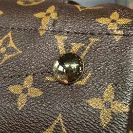 Replica Louis Vuitton Brown Monogram Metis Hobo
