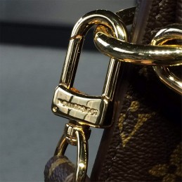 Replica Louis Vuitton Brown Monogram Metis Hobo
