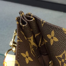 Replica Louis Vuitton Brown Monogram Metis Hobo