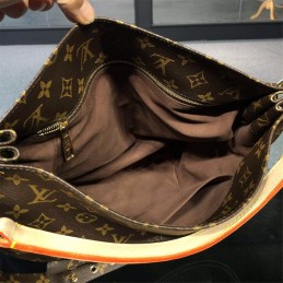 Replica Louis Vuitton Brown Monogram Metis Hobo