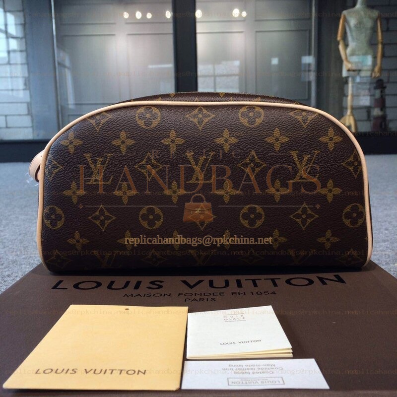 Replica Louis Vuitton Brown Monogram King Size Toiletry Bag