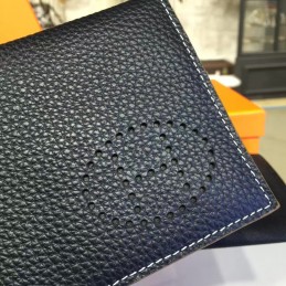 Replica Hermes Black H Long Wallet