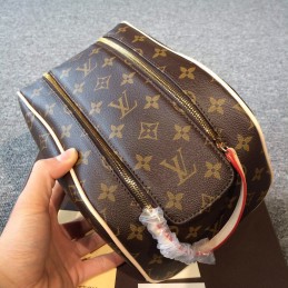 Replica Louis Vuitton Brown Monogram King Size Toiletry Bag