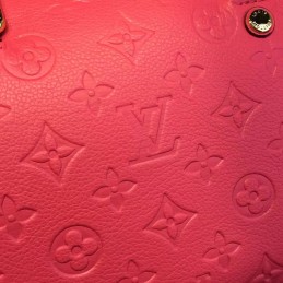 Replica Louis Vuitton Bright Pink Embossed Monogram Speedy 25