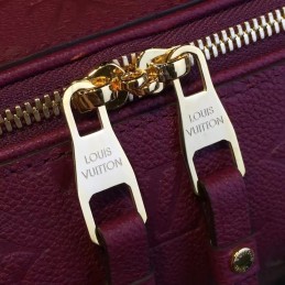 Replica Louis Vuitton Burgundy Embossed Monogram Speedy 25 - Style 2