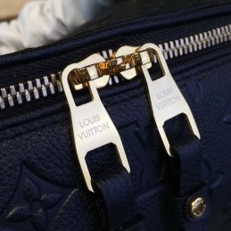 Replica Louis Vuitton Black Embossed Monogram Speedy 25