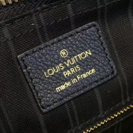 Replica Louis Vuitton Black Embossed Monogram Speedy 25