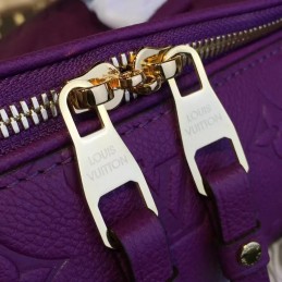 Replica Louis Vuitton Purple Embossed Monogram Speedy 25