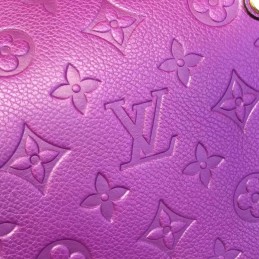 Replica Louis Vuitton Purple Embossed Monogram Speedy 25