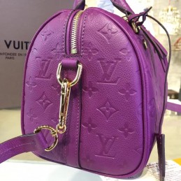 Replica Louis Vuitton Purple Embossed Monogram Speedy 25