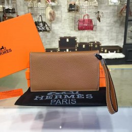 Replica Hermes Brown H Long Wallet