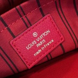 Replica Louis Vuitton Red Embossed Monogram Montaigne MM - Style 2