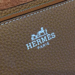 Replica Hermes Brown H Long Wallet