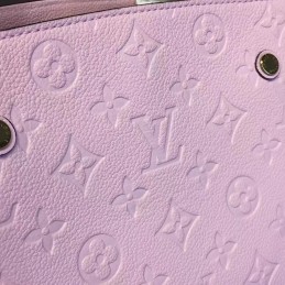 Replica Louis Vuitton Pale Pink Embossed Monogram Montaigne MM