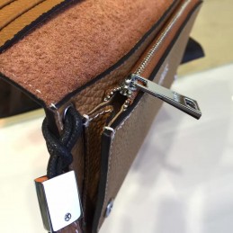 Replica Hermes Brown H Long Wallet