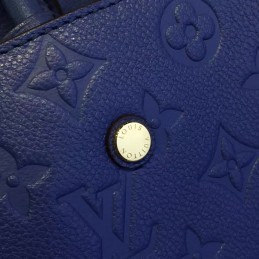 Replica Louis Vuitton Royal Blue Embossed Monogram Montaigne MM