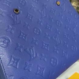 Replica Louis Vuitton Royal Blue Embossed Monogram Montaigne MM