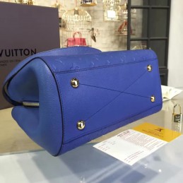 Replica Louis Vuitton Royal Blue Embossed Monogram Montaigne MM