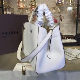 Replica Louis Vuitton White Embossed Monogram Montaigne MM