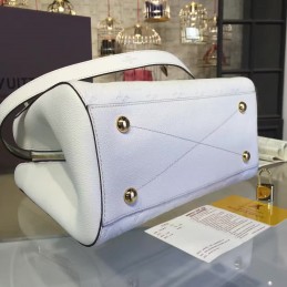Replica Louis Vuitton White Embossed Monogram Montaigne MM