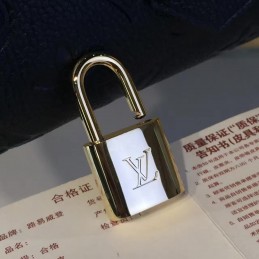 Replica Louis Vuitton Black Embossed Monogram Montaigne MM