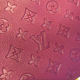 Replica Louis Vuitton Burgundy Embossed Monogram Montaigne MM