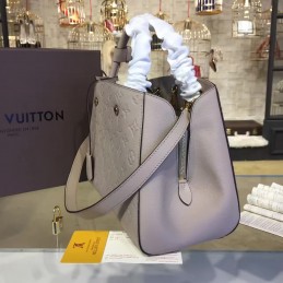 Replica Louis Vuitton Taupe Embossed Monogram Montaigne MM