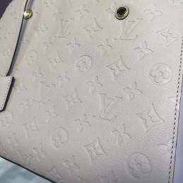 Replica Louis Vuitton Taupe Embossed Monogram Montaigne MM