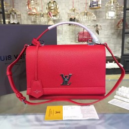 Replica Louis Vuitton Red Lockme II Bag