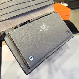 Replica Hermes Black Long Wallet
