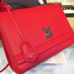 Replica Louis Vuitton Red Lockme II Bag