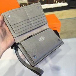 Replica Hermes Black Long Wallet