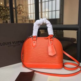 Replica Louis Vuitton Orange Textured Alma BB