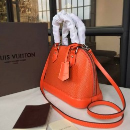Replica Louis Vuitton Orange Textured Alma BB