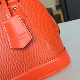 Replica Louis Vuitton Orange Textured Alma BB