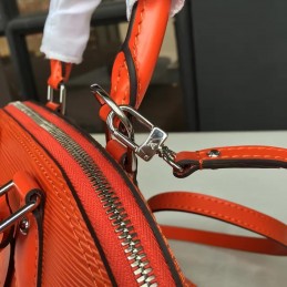 Replica Louis Vuitton Orange Textured Alma BB