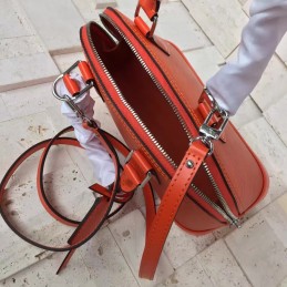Replica Louis Vuitton Orange Textured Alma BB