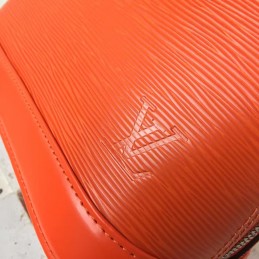 Replica Louis Vuitton Orange Textured Alma BB