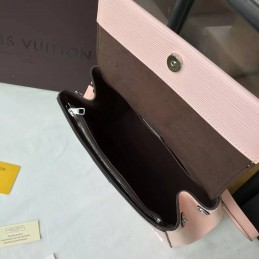 Replica Louis Vuitton Pale Pink Textured Cluny BB