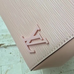 Replica Louis Vuitton Pale Pink Textured Cluny BB