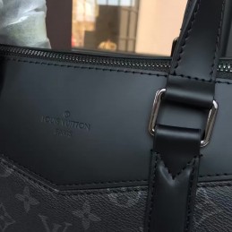 Replica Louis Vuitton Black Monogram Eclipse Briefcase Explorer