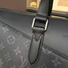 Replica Louis Vuitton Black Monogram Eclipse Briefcase Explorer