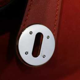 Replica Hermes Red Lindy 30 Bag Twilly Handle