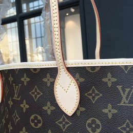 Replica Louis Vuitton Brown Monogram Fuchsia Interior Neverfull GM